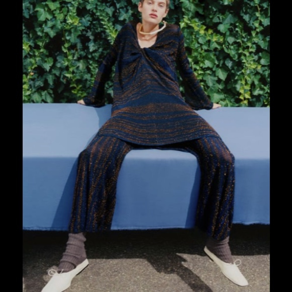 Zara Metallic Tunic